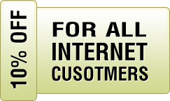 10% off for all internet customers